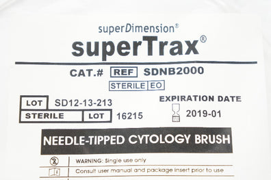 SuperDimension SDNB2000 SupernTrax Needle-Tipped Cytology Brush (x)